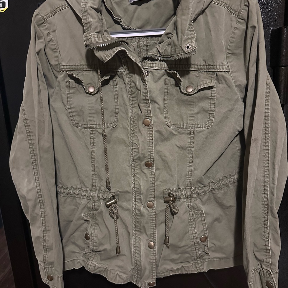 Ashley By 26 International Khaki Utility Jacket